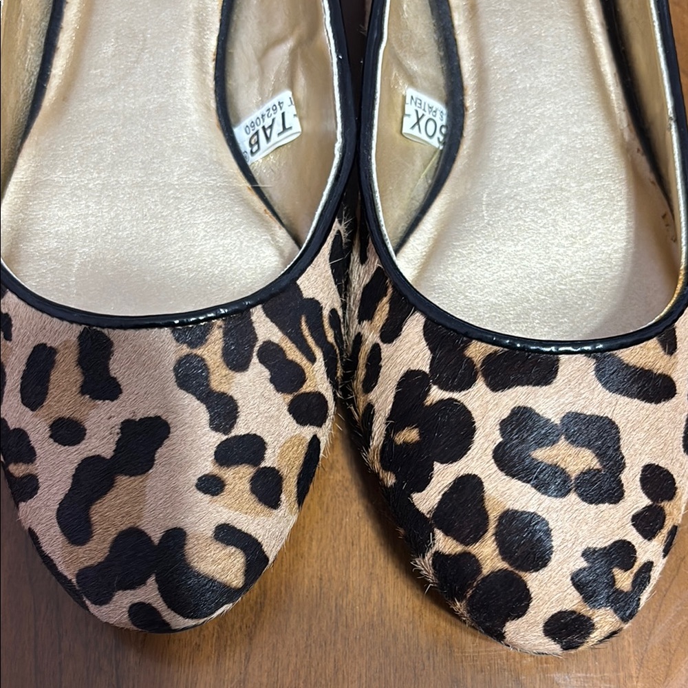 Merona Brown and Black Leopard Print Flats - Picture 2 of 5